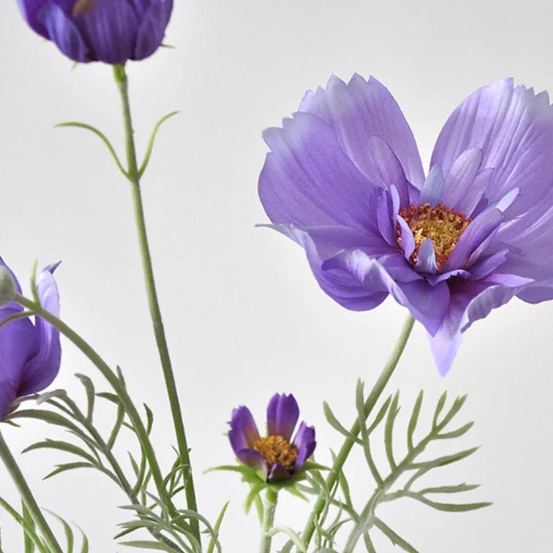78CM Artificial Flower Plush Queen Cosmos Silk Flower Simple Home Decoration Bouquet Single Large Gesang Flower