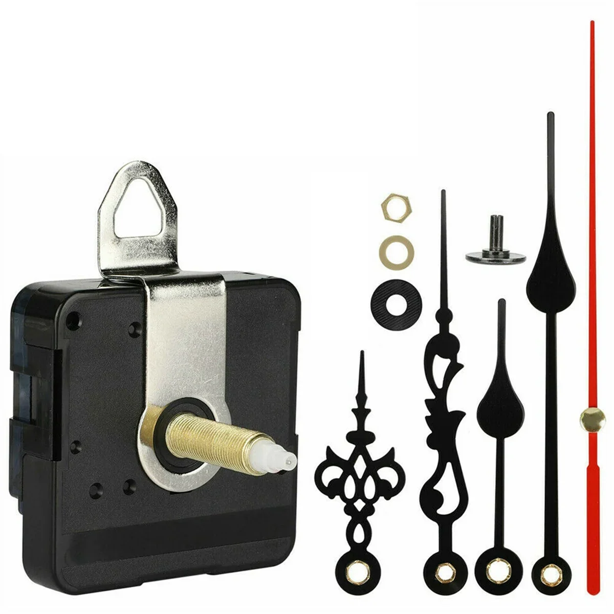 Newest  31MM Long Shaft DIY Quartz Clock Movement Mechanism Hands Wall Quartz Clock Repair Tool Parts Replacement Hot