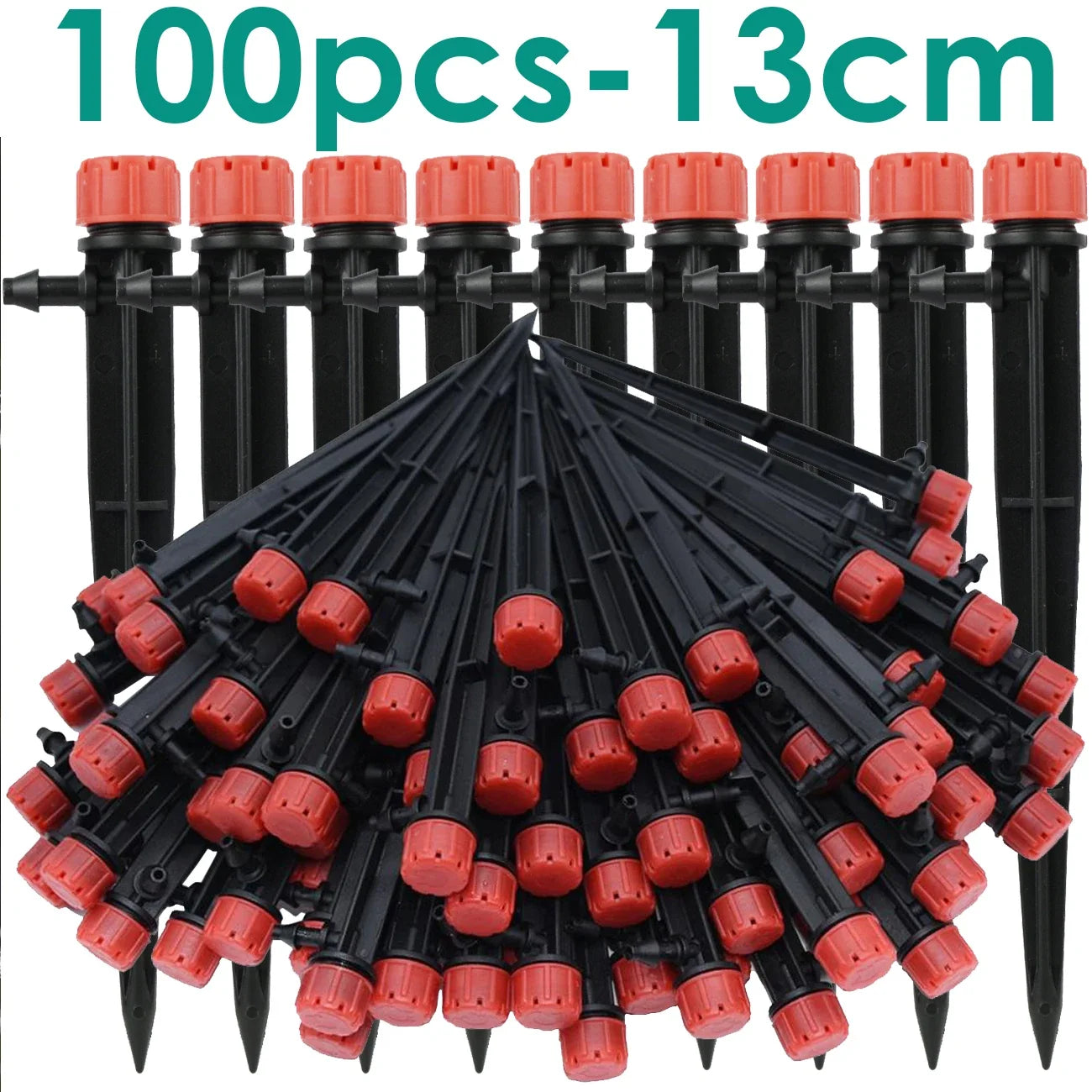 KESLA 1/4'' Hose Garden Micro Drip Irrigation Automatic Watering System Kit 13CM Sprinkler for Pot Flowers Vegetables Greenhouse