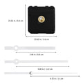 1pc Quartz Clock Movement Silent Sweep Mechanism Replacement Kit Durable Diy Home Clock Parts Metal Hands Wall Clock