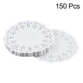 150Pcs Round Mat Paper Doily Lace Brim Cupcake Pad for Fried Food Dessert Cookies Party Wedding Table Decor Biscuit Cake Pad