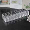 8Grids Universal Rectangular Plastic Guide Limit Comb Storage Box Barber Hairdresser Electric Hair Clipper Organizer Container