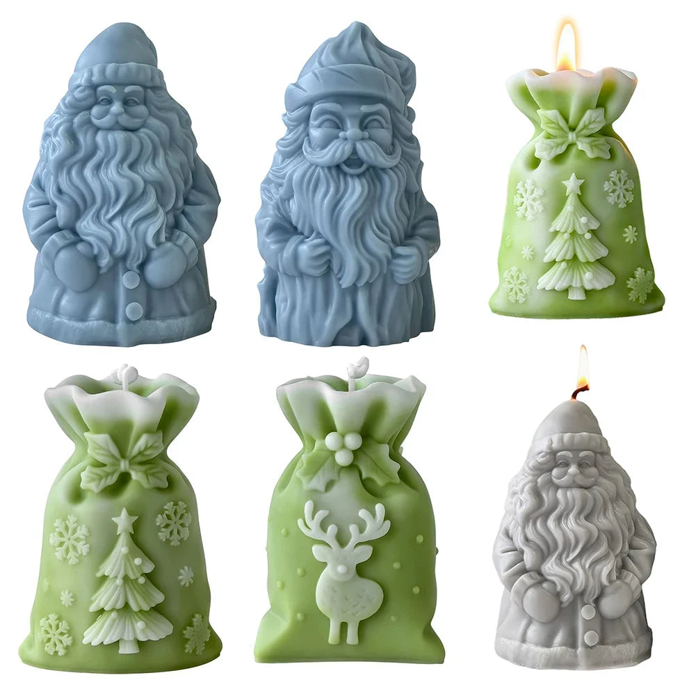 Aroma Candle Plaster Resin Ornaments Molds Resin Casting Mould for DIY Candle Making Polymer Clay Craft Plaster