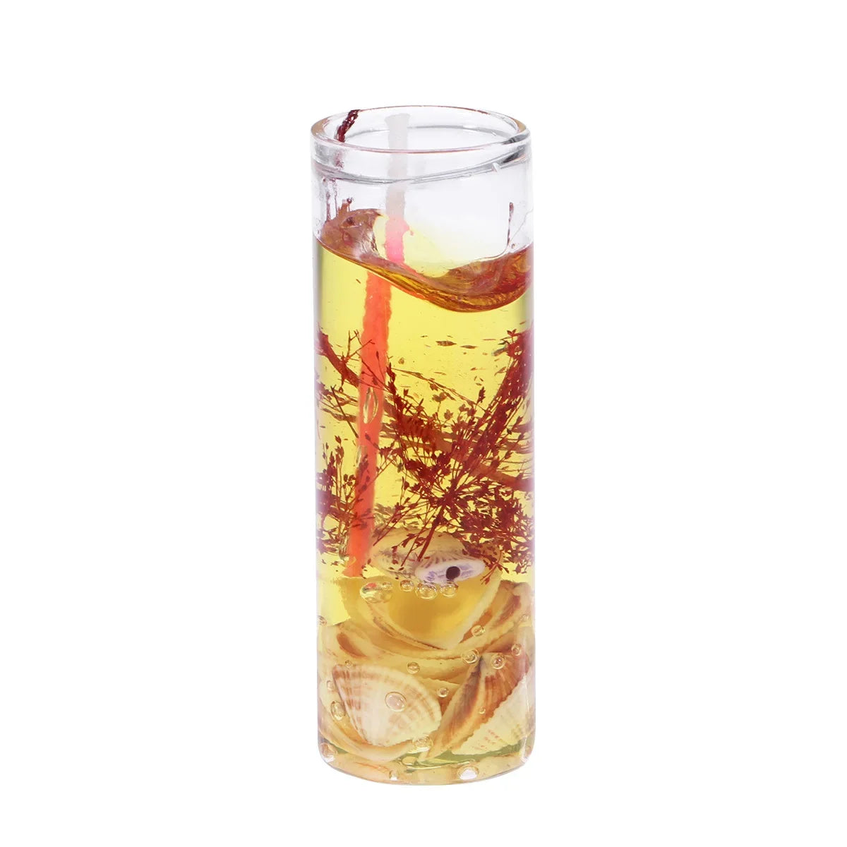 1Pcs High-End Smokeless Candles Unique Scent Translucent Glass Cup for Bedroom Living Room Tea Room Cafe Random Color