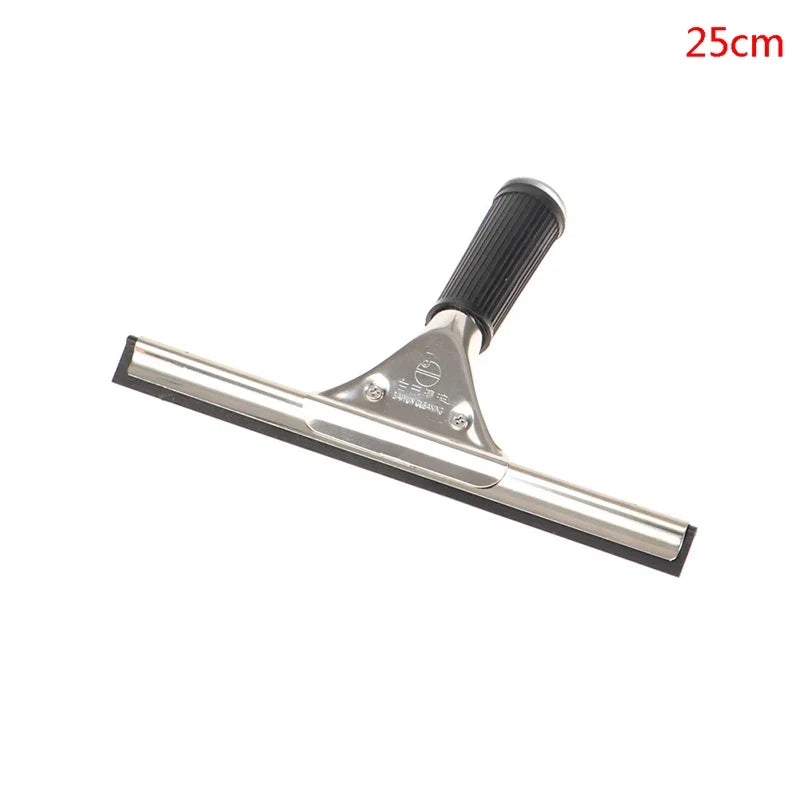 Stainless Steel Window Glass Cleaning Squeegee Streak-free Water Stain Removal Blade Wiper Cleaner For Home Bathroom