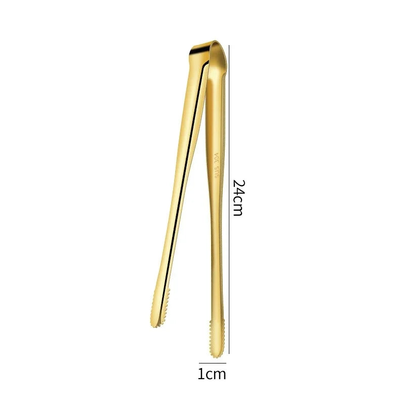 2Pcs Kitchen Tongs Stainless Steel Barbecue Tongs Clip BBQ Grill Meat Tongs Cooking Tweezers for Food Utensils Kitchen Tools
