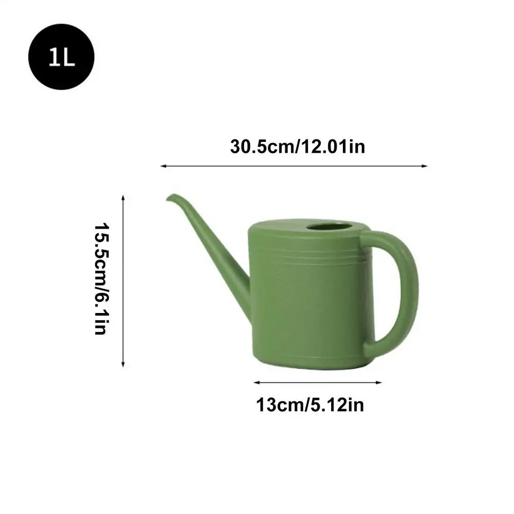 Flower Watering Can 1L Lightweight Long Spout Small Watering Can For Balcony Patio Horticulture Outdoor Indoor Garden Home