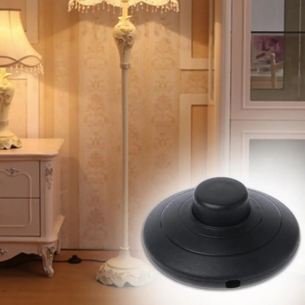 1pcs Transparent White Black Floor Lamp Table Light Locked Foot ON OFF Halfway Round Reset Push Button Online