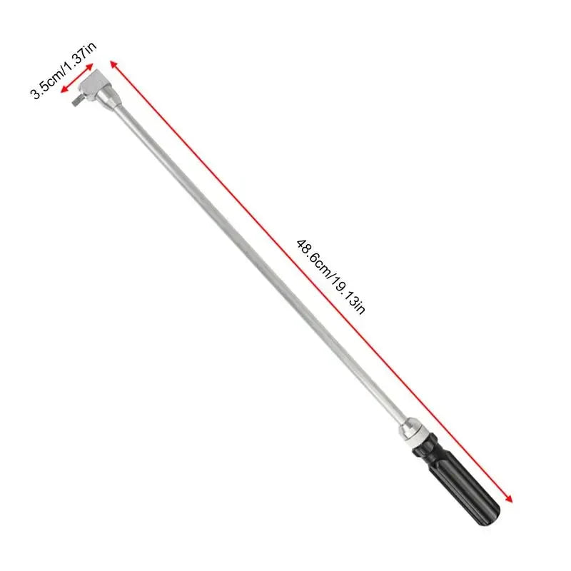 Pilot Screw Adjusting Tool Flat Head Screwdriver Motorcycle Carburetor Adjuster 90 Angled Head Metal Replacement Parts For