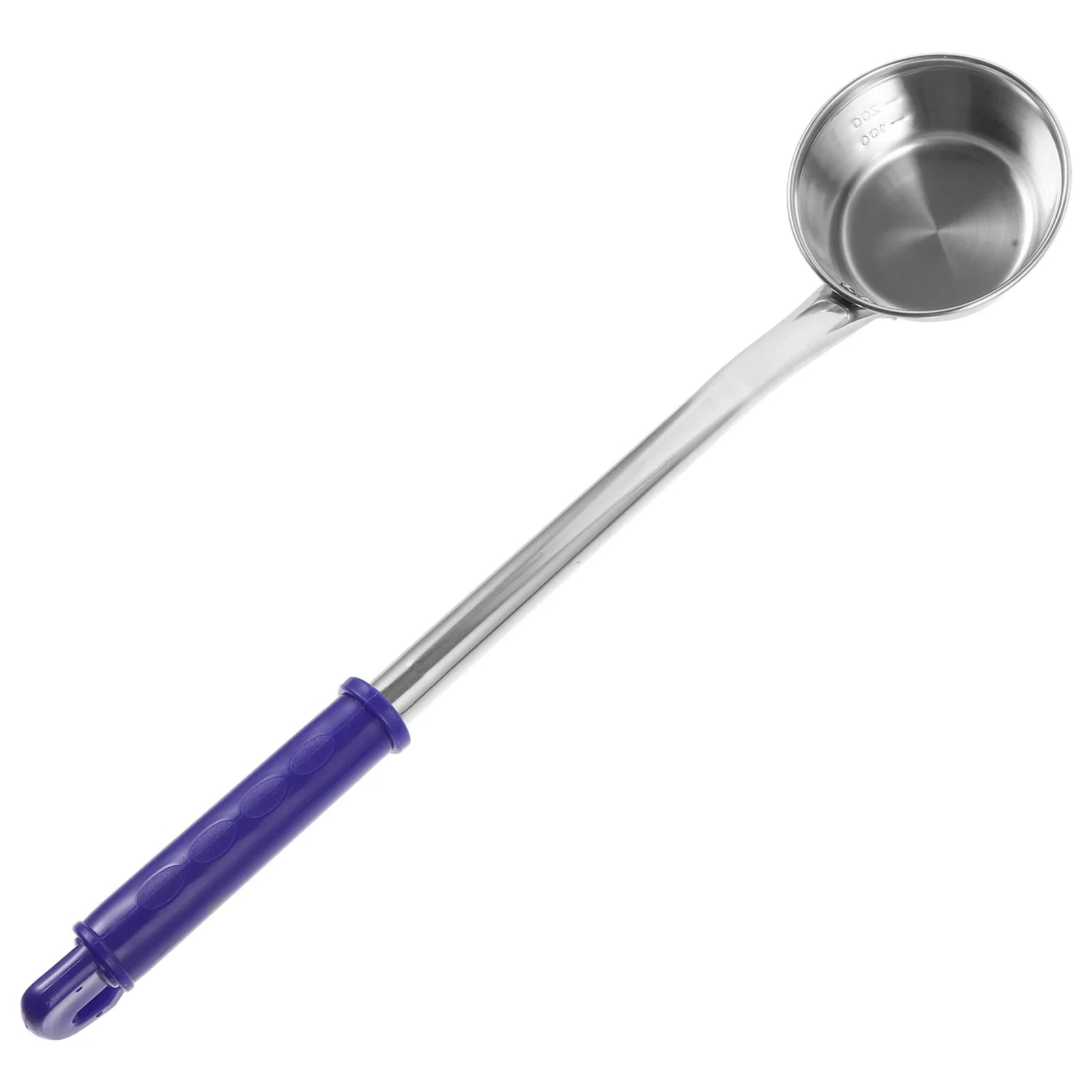 Extended Water Spoon Stainless Steel Ladle Deep Long Handle Soup Ladle With Hook Hanging Design Wear Resistant Metal Water