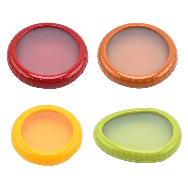 Crisper Box Kitchen Transparent Reusable Airtight Fresh Storage Food Fruit Vegetable Onion Lemon Saver Box Kitchen Clean Gadgets