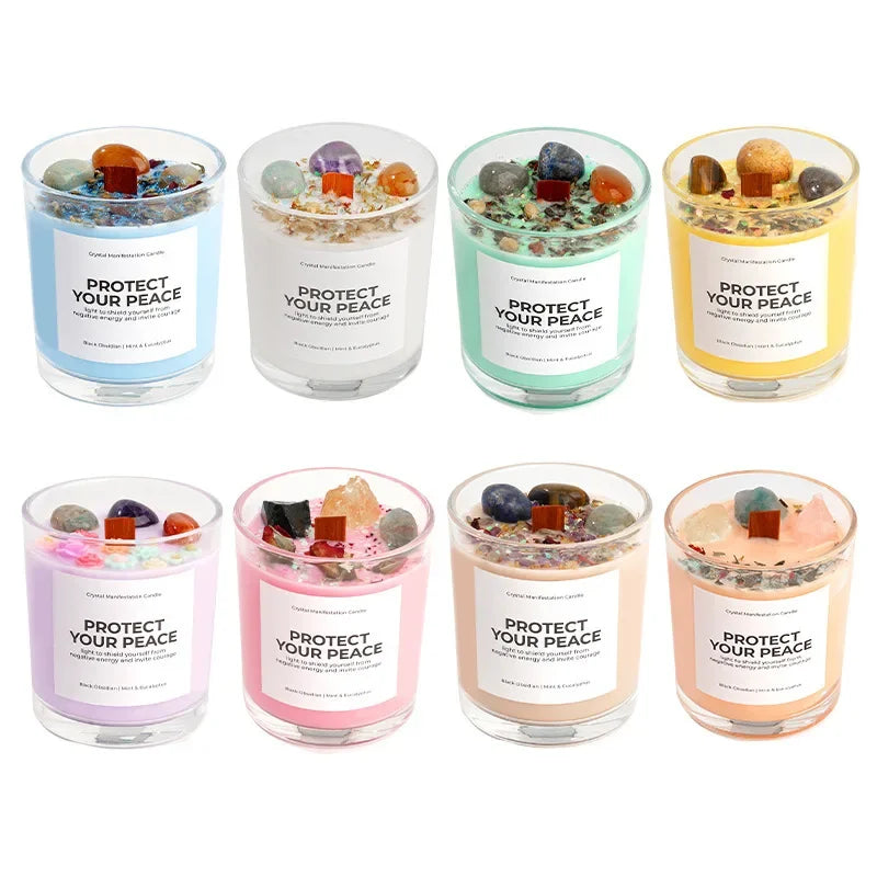 Scented Candle Aromatherapy Candle Soy Wax Handmade Candle  for Home Scented Stress Relief Relaxation Souvenir Gift