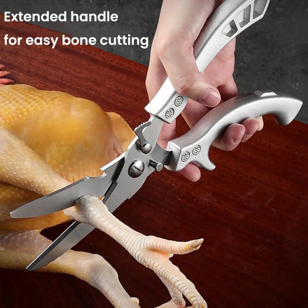 Kitchen Scissors Heavy Duty Poultry Shears with Safety Lock Stainless Steel Blades Scissors Meat Fish Vegetables Cutting Shears