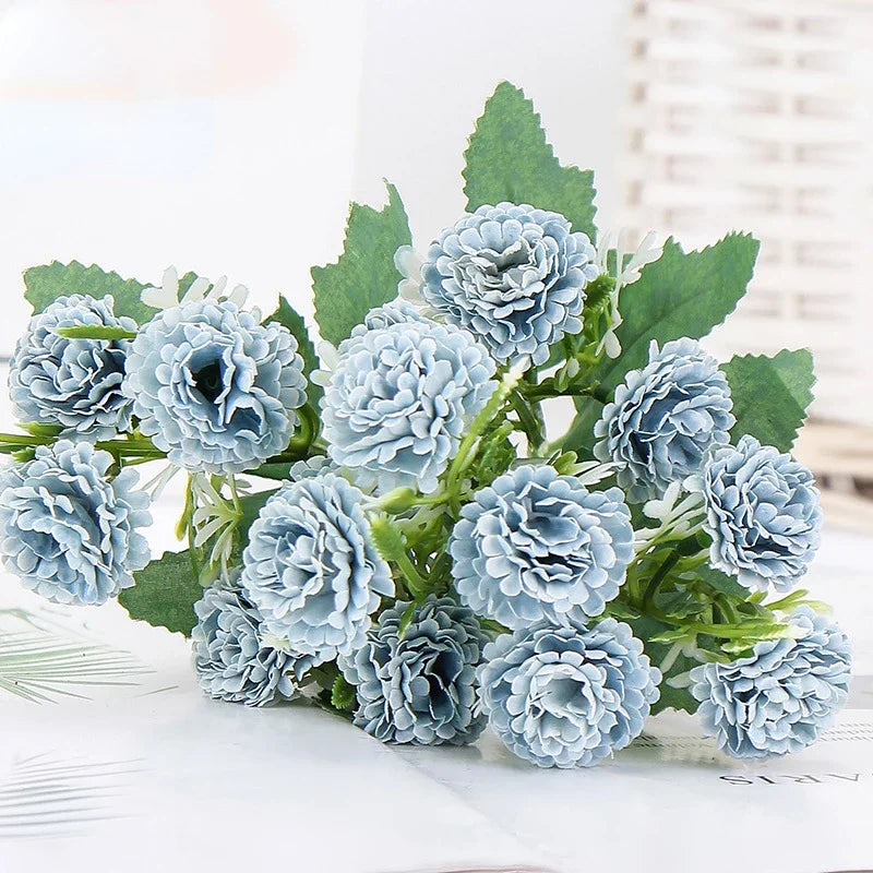 Artificial Lilacs Bouquet Wedding Decorative Silk Fake Flowers Auditorium Decoration Simulation Lilac Plant Purple Pink Flower