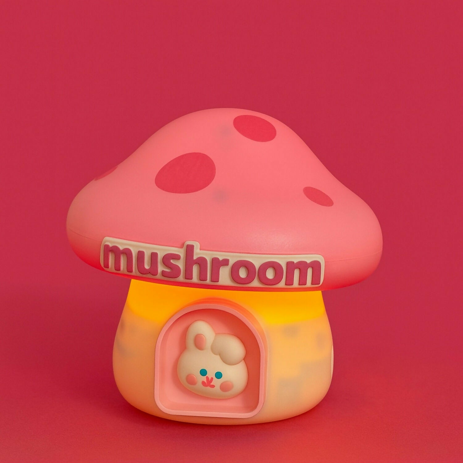 Mushroom LED Desk Lamp with Pencil Sharpener & USB Charging (Color may vary)