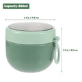 Plastic Airtight Breakfast Bowl Compact Lightweight Creative Design Good Mood Portable Soup Container Students Oatmeal Cup