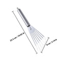3Pcs Stainless Steel Cooking Spatulas Versatile Kitchen Tool for Steak Fish Bbq Pancakes Practical Home Accessories