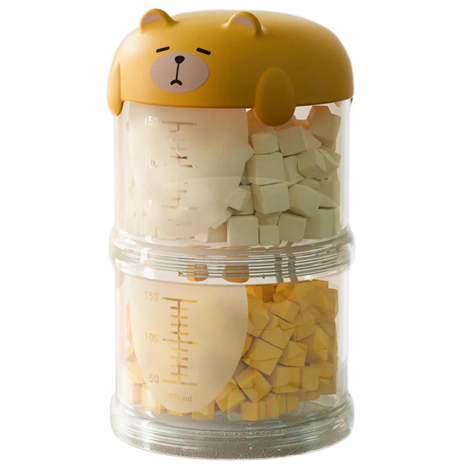 Airtight Outdoor Dog Treat Jar Multi Layers Dog Treat Portable Pet Food Container Stackable Cookie-Jar for Outdoor Walking