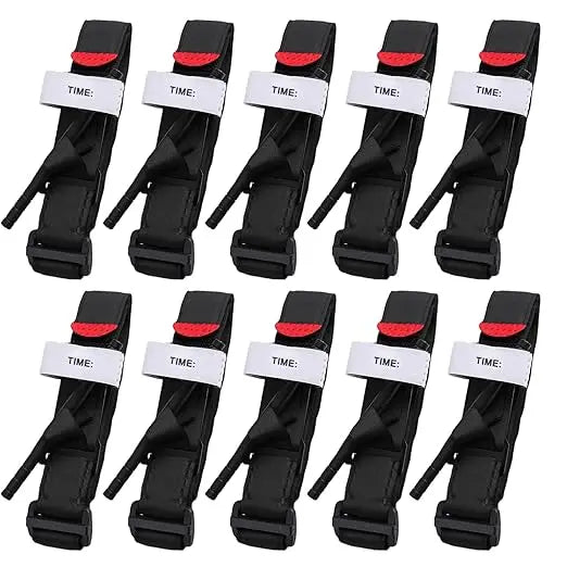 Outdoor Emergency Tourniquet Tactical Emergency Strap Single Handed Medical First Aid Equipment for Hiking Camping Travel Sports