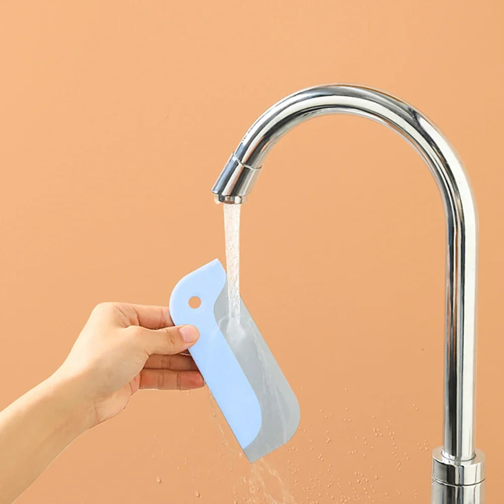 Soft Silicone Glass Wiper Scraper Bathroom Glass Cleaning Tools for Kitchen Car Mirror Cleaner Squeegee Window Cleaning Brush