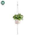 Handmade Macrame Plant Hanger Plant Hanger Flower Pot Planter Hanger Wall Decor Courtyard Garden Hanging Planter Hanging Basket