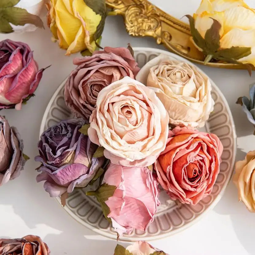Artificial Rose Hotsale Wedding bridal bouquet Decor Wreath Home vase Valentine's day Outdoor Garden wall Party wreath diy gift