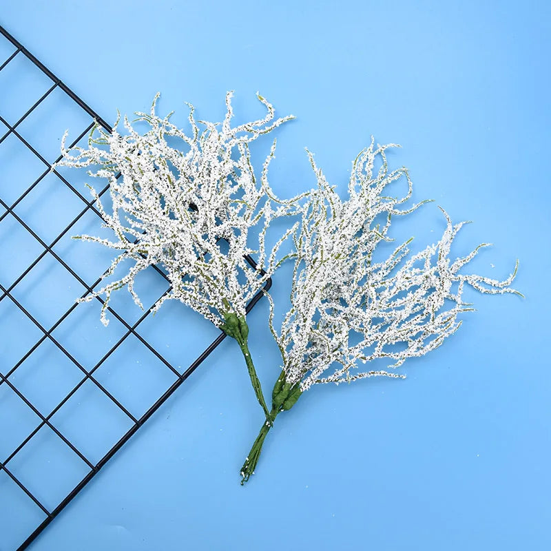 6 Pieces Gypsophila Bouquet Wedding Decorative Flowers Vases for Home Decor Christmas Wreaths Floristics Cheap Artificial Plants