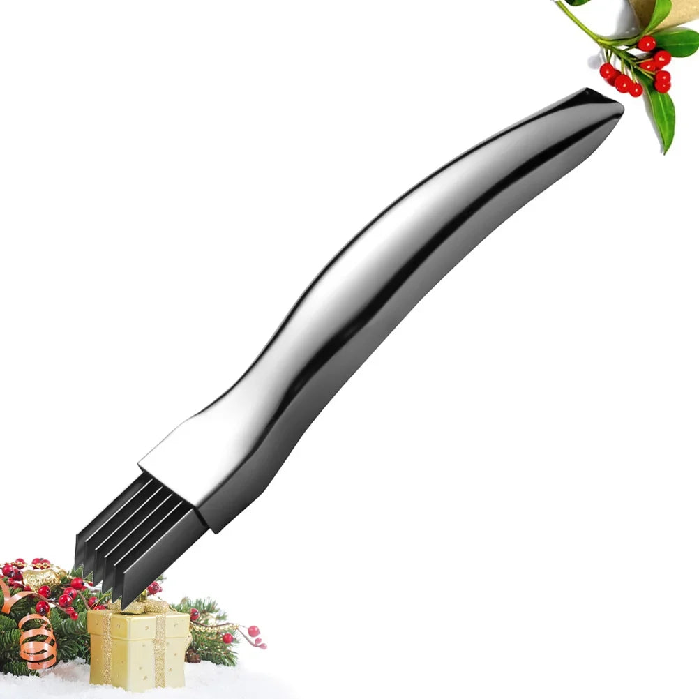 Green Onion Cutter 6 Blade Sturdy Stainless Steel Scallion Slicer Kitchen Tool Vegetable Cutter Non Slip Labor Saving Handle