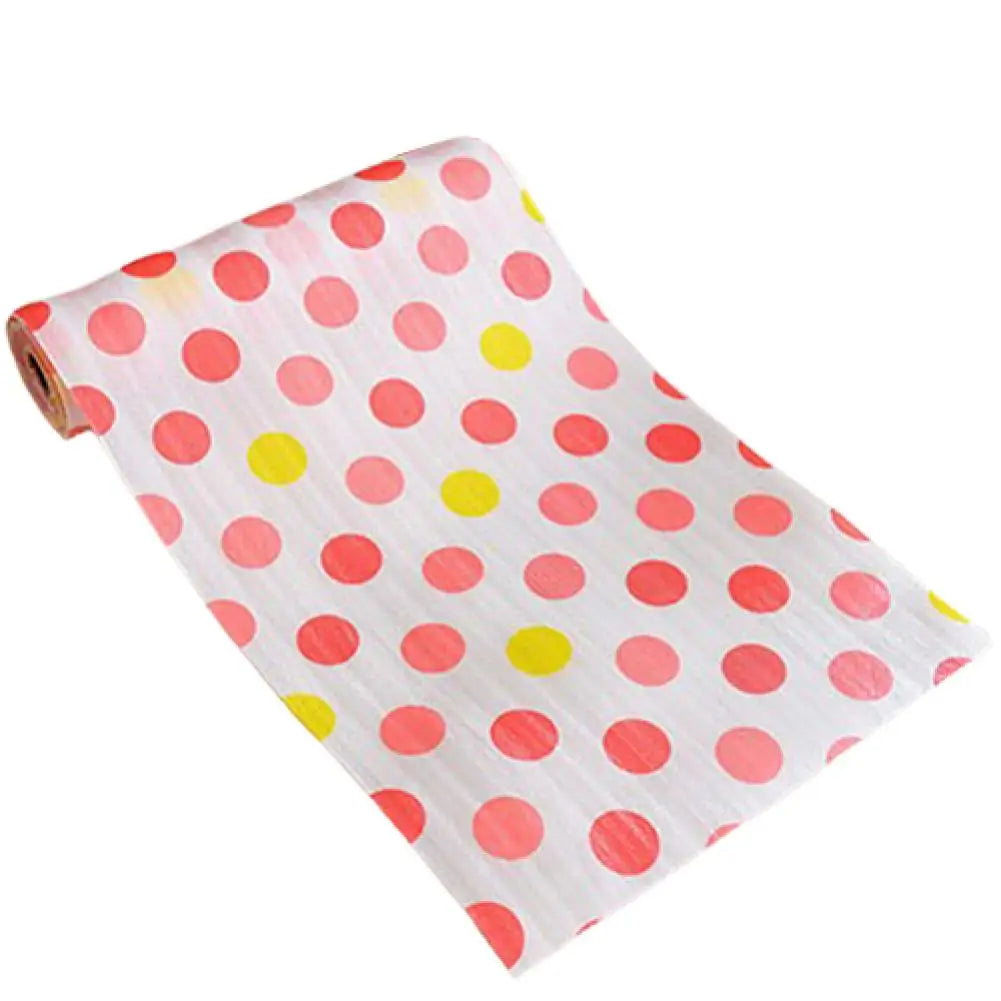 300cm Drawer Mat Eco-friendly Moisture-proof Cute Printing Shelf Paper Cabinet Drawer Liner Table Mat Kitchen