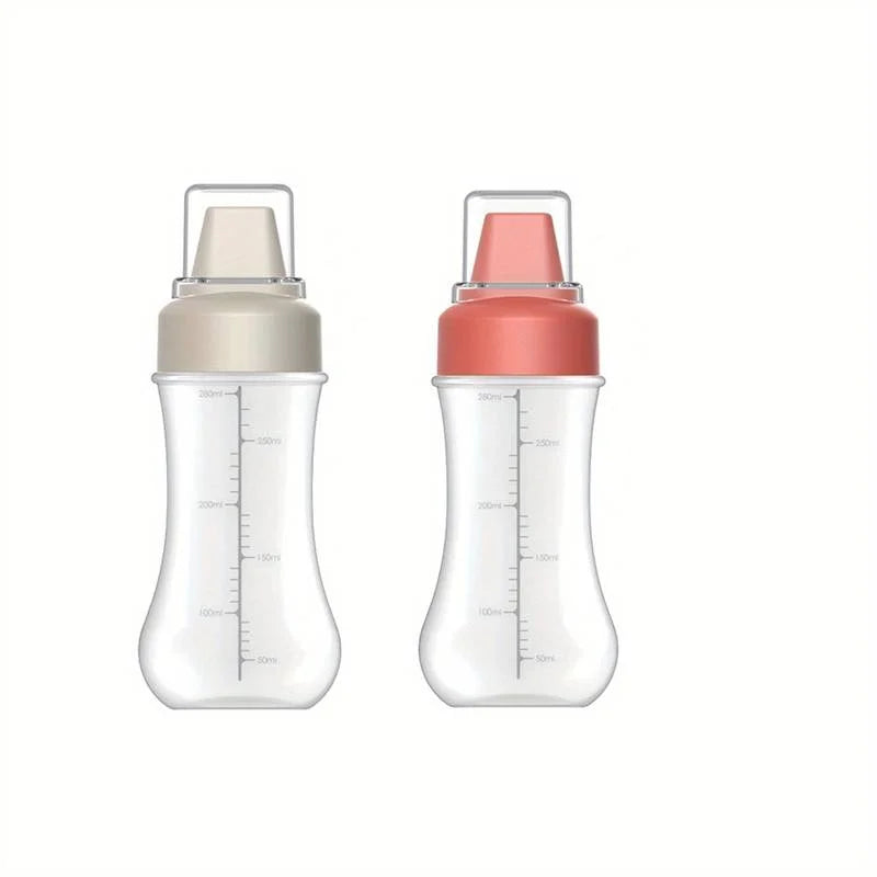 1/2/3pcs Squeeze Sauce Bottle Leak Proof Refillable Condiment Container For Salad Ketchup Honey Jam Squeeze Sauce Bottle Kitchen