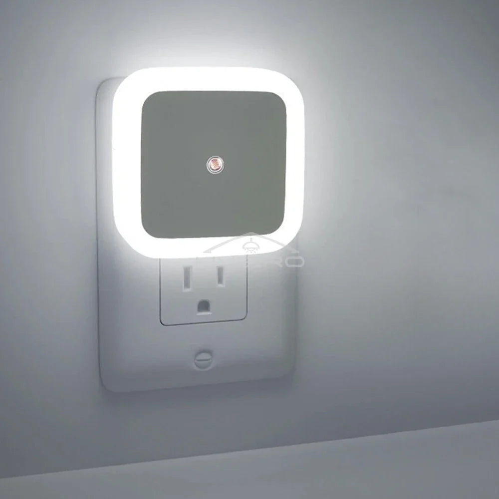 1/2/4PCS LED Wireless Sensor Night Light EU US Plug Mini Square For Baby Children Living Room Bedroom Corridor Lighting Lamps