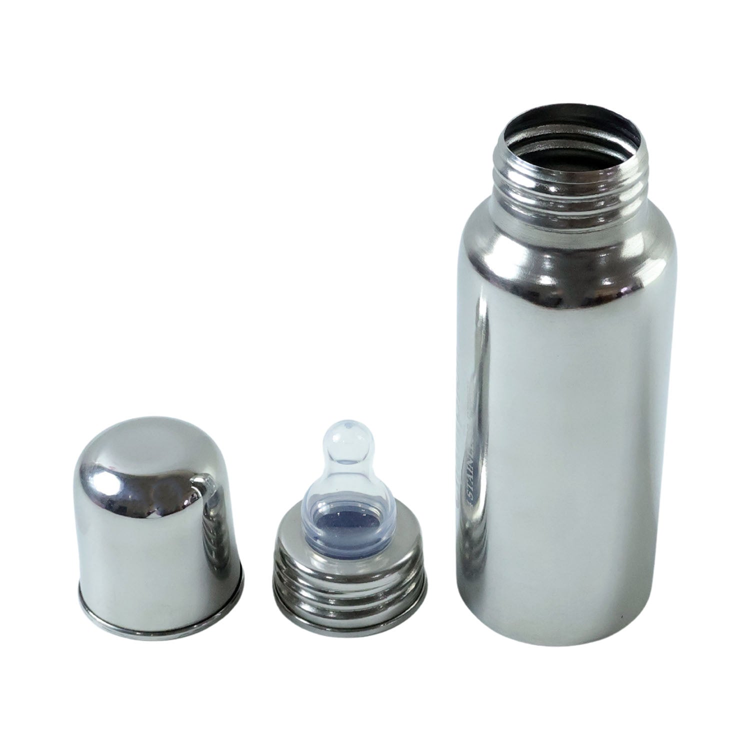 Stainless Steel Baby Feeding Bottle 250 Ml