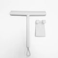 Labor-saving Silicone Shower Squeegee Scraper Plastic Cleaning Glass Clean Scraper Soft Black Washing Wiper Bathroom