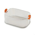 Space Saving Stackable Kitchen Storage Container Airtights Seal Clear Jars for Spice Grains Storage 87HA