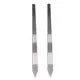 Kabob Skewers Flat Metal BBQ Barbecue Skewer with Wooden Handle Stainless Steel Kabob Skewers for Brazilian Koobideh Persian