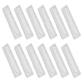 12pcs Plastic Clock Pointer Protection Box Transparent Anti-Squeeze Quartz Wall Clock Hands Arms Cover Shell Movement Parts