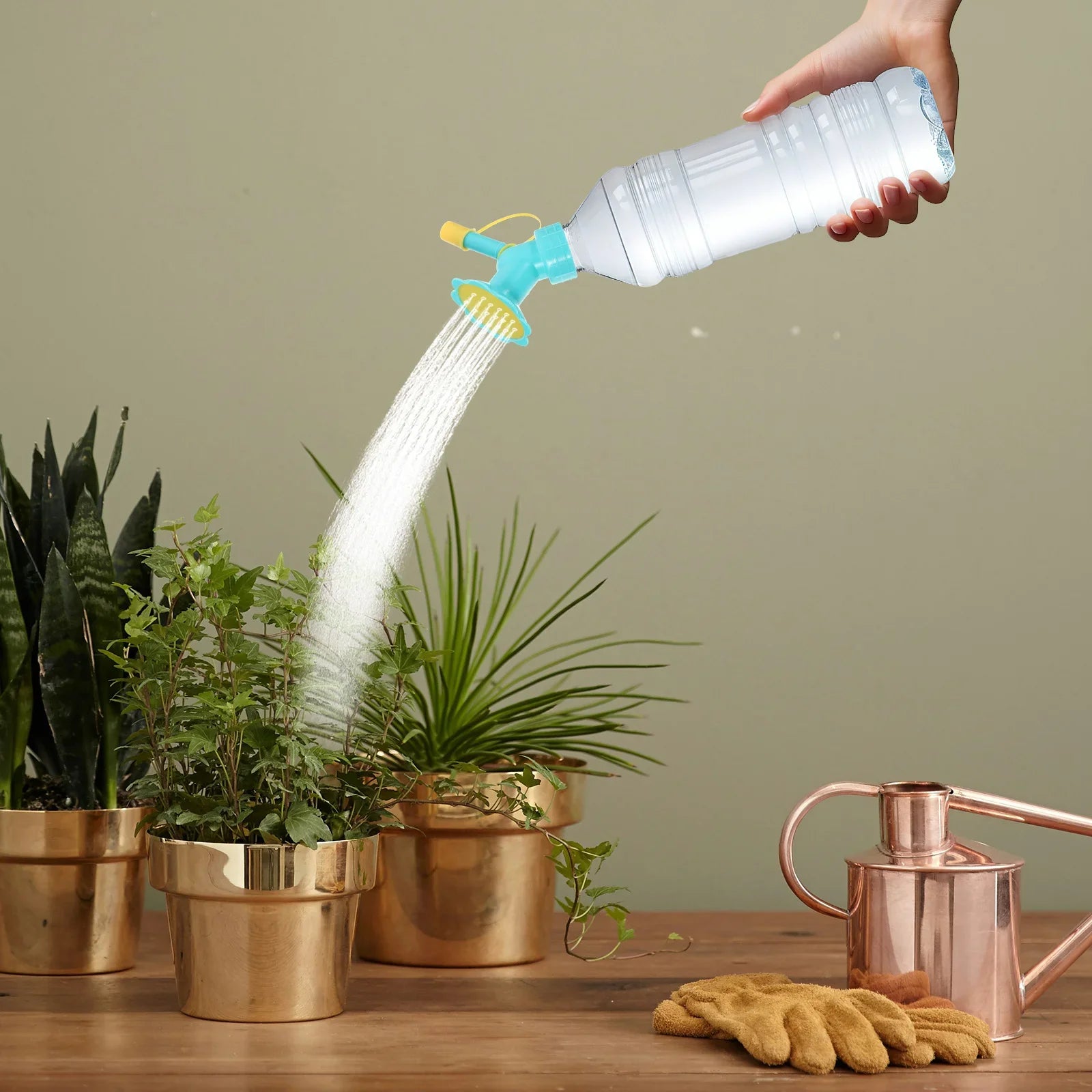 10Pcs Watering Spray Heads Gardening Sprinkler for Indoor Plants Bottle Sprayer Nozzle Replacement Watering Can Head