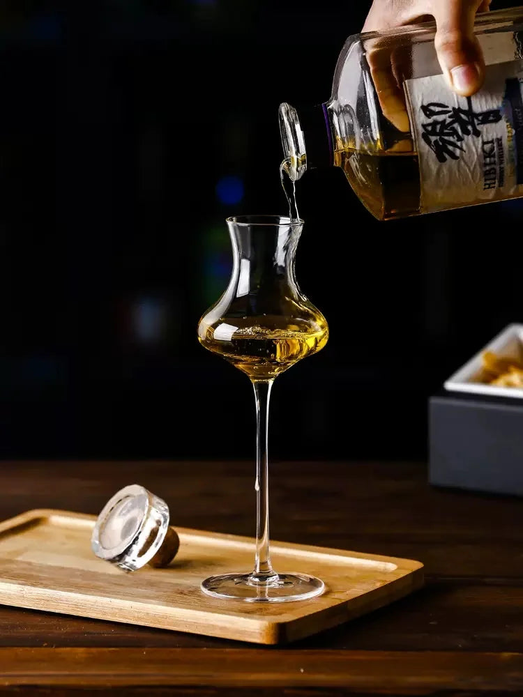 125ml Lead-Free Crystal Aroma Cup Wine ChampagneTasting Glass Elegant Whiskey Glass Pure Drink Goblet
