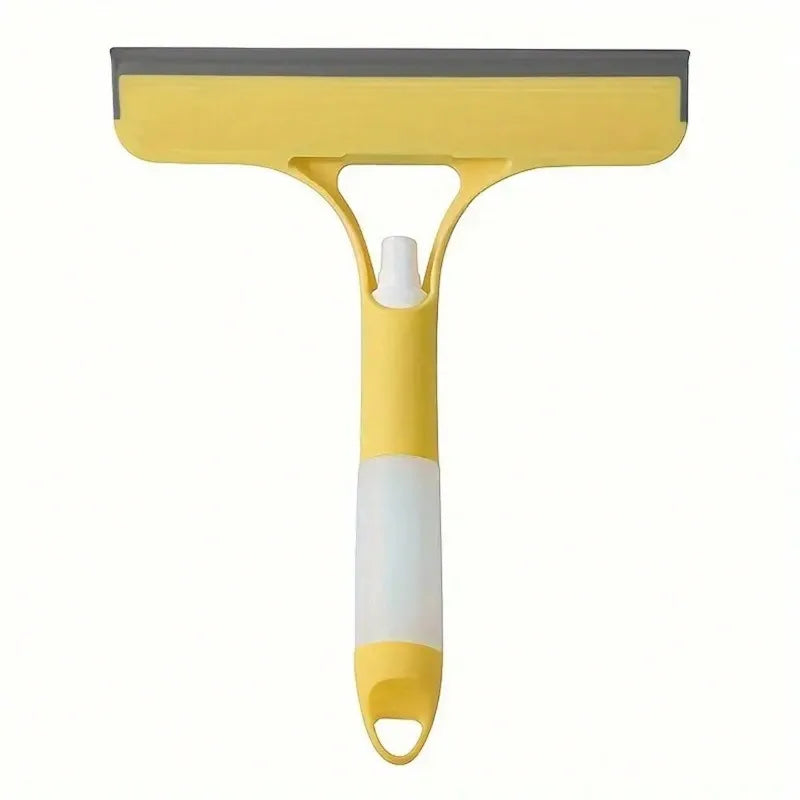 1pc 3 In 1 Glass Wiper With Scraper Sprayer Handheld Glass Scraper For Spraying Squeegee For Window Bathroom Cleaning Supplies