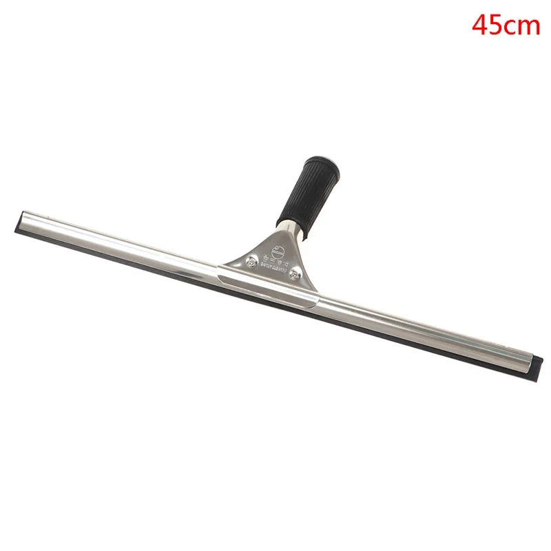 Stainless Steel Window Glass Cleaning Squeegee Streak-free Water Stain Removal Blade Wiper Cleaner For Home Bathroom