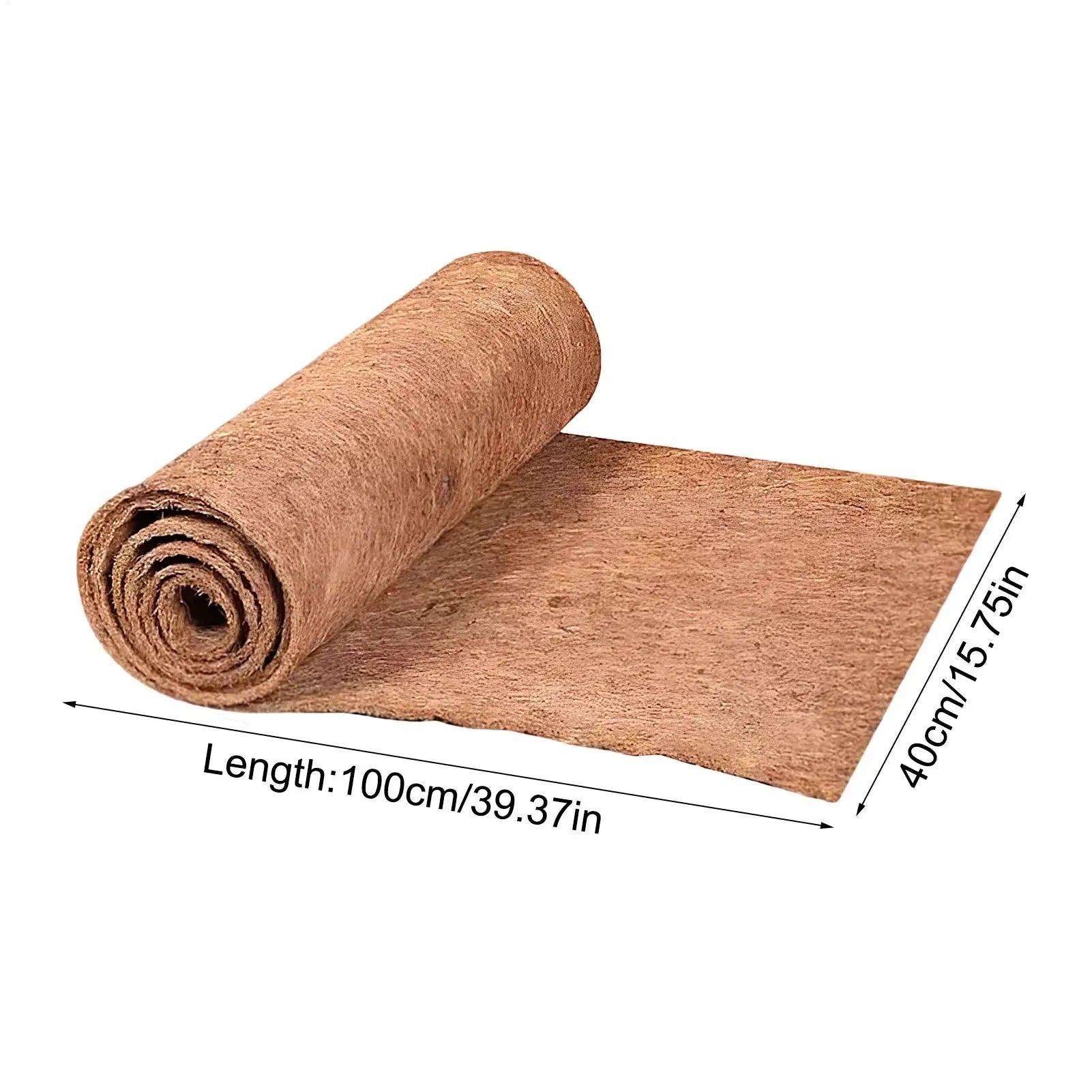 Planter Liner Garden Coco Fiber Plant Pot Filler Reusable Basket Liners Roll Drainage Pad For Garden Decoration Window Box