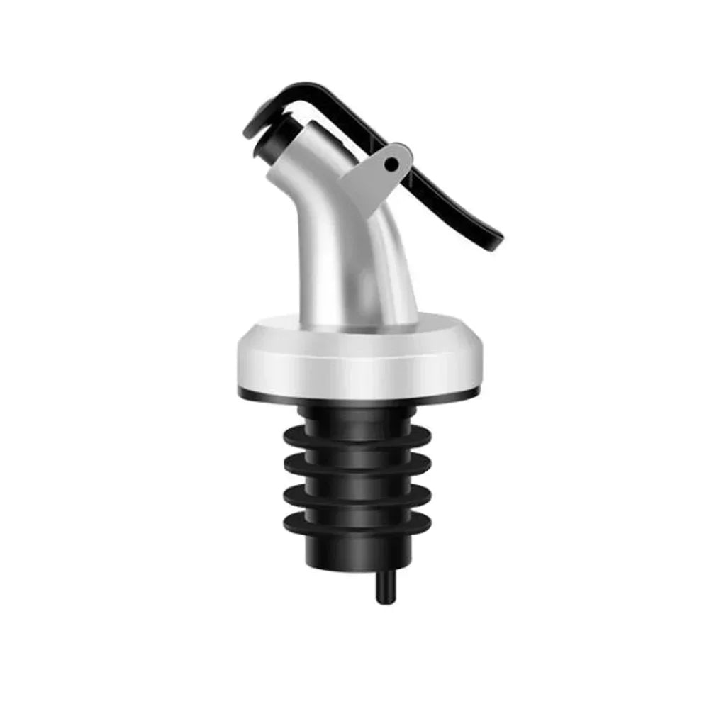 1-4Pcs Oil Bottle Stopper Cap Dispenser Sprayer Lock Wine Pourer Sauce Nozzle Liquor Leak-Proof Plug Bottle Stopper Kitchen Tool