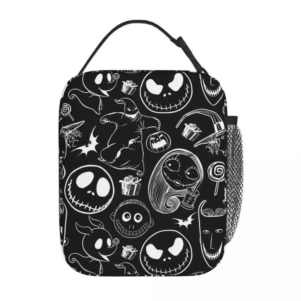 Stay By My Side Insulated Lunch Bag Portable The Nightmare Before Christmas Meal Container Cooler Bag Tote Lunch Box  Travel