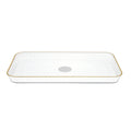 2 Pcs PET Material Fruit Snack Tray Elegant Serving Platters Dessert Container Party Candy Holder Thick Texture Smooth