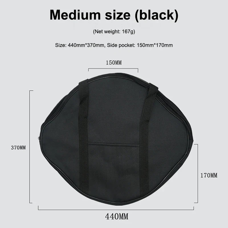 600D Oxford Grill Pan Storage Pouch Caryying Case Bag Waterproof Grilling Pan Pouch Skillet Bag Outdoor BBQ Tool For Kitchen