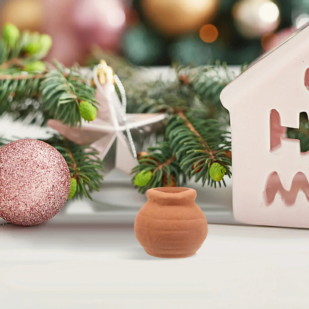 8 Pcs Mini Terracotta Flower Pots Thumb Succulent Planters Small Clay Pot For Garden Dollhouse Pottery Container Gift