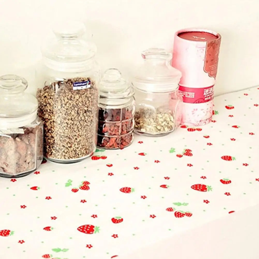 300cm Drawer Mat Eco-friendly Moisture-proof Cute Printing Shelf Paper Cabinet Drawer Liner Table Mat Kitchen