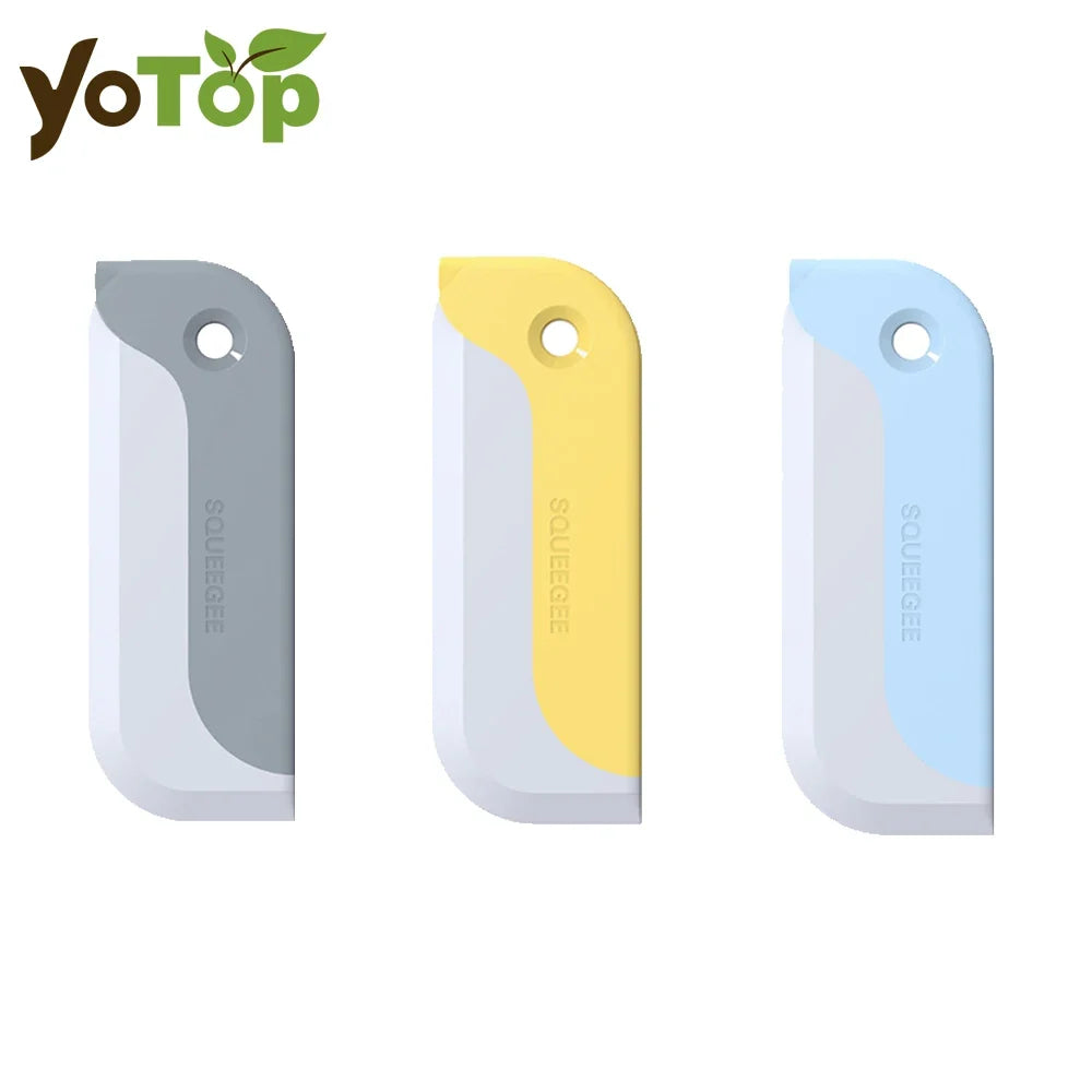 Soft Silicone Glass Wiper Scraper Bathroom Glass Cleaning Tools for Kitchen Car Mirror Cleaner Squeegee Window Cleaning Brush