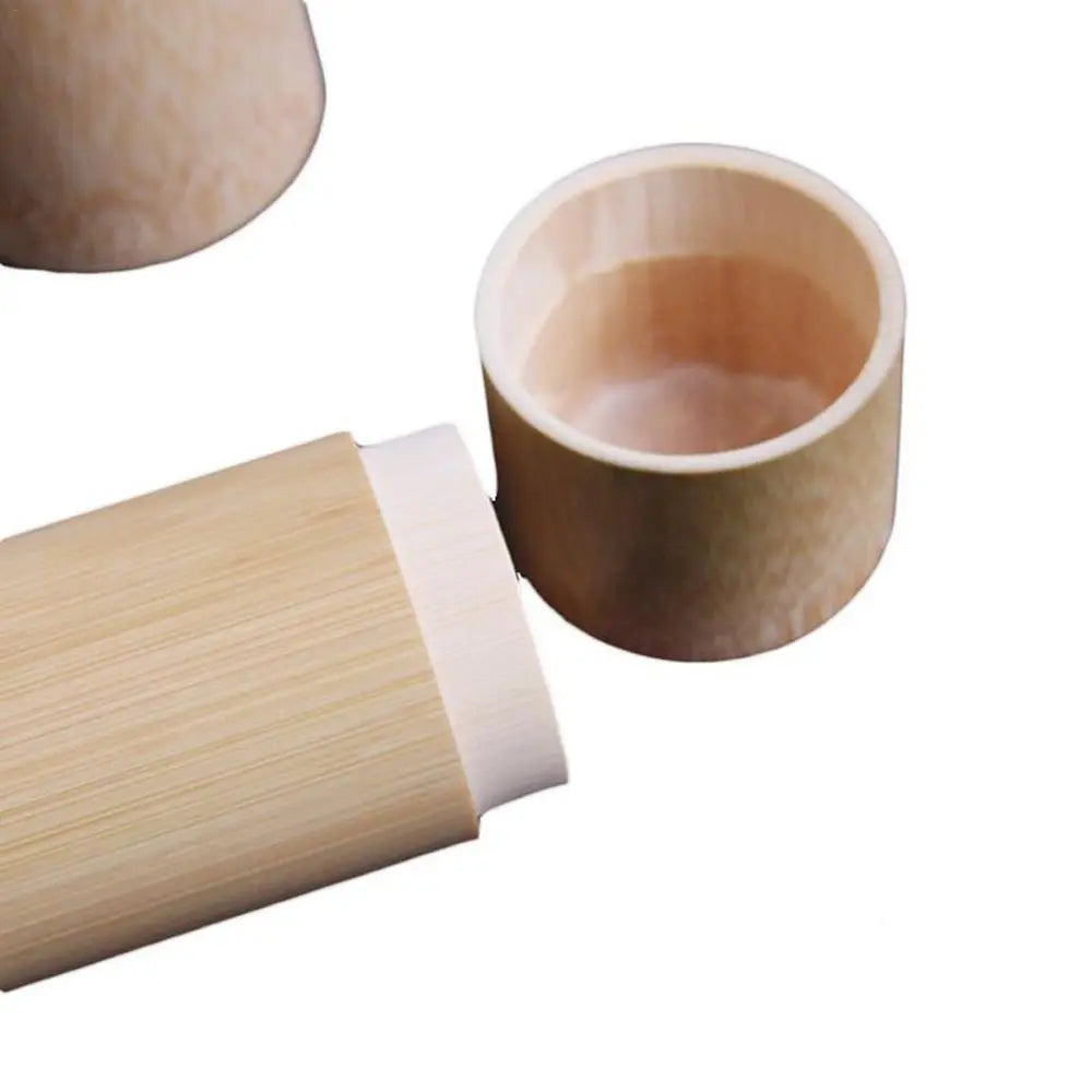 Spice Portable With Lid Jar Bottle Handmade Tea Canister Container Storage Box Organizer