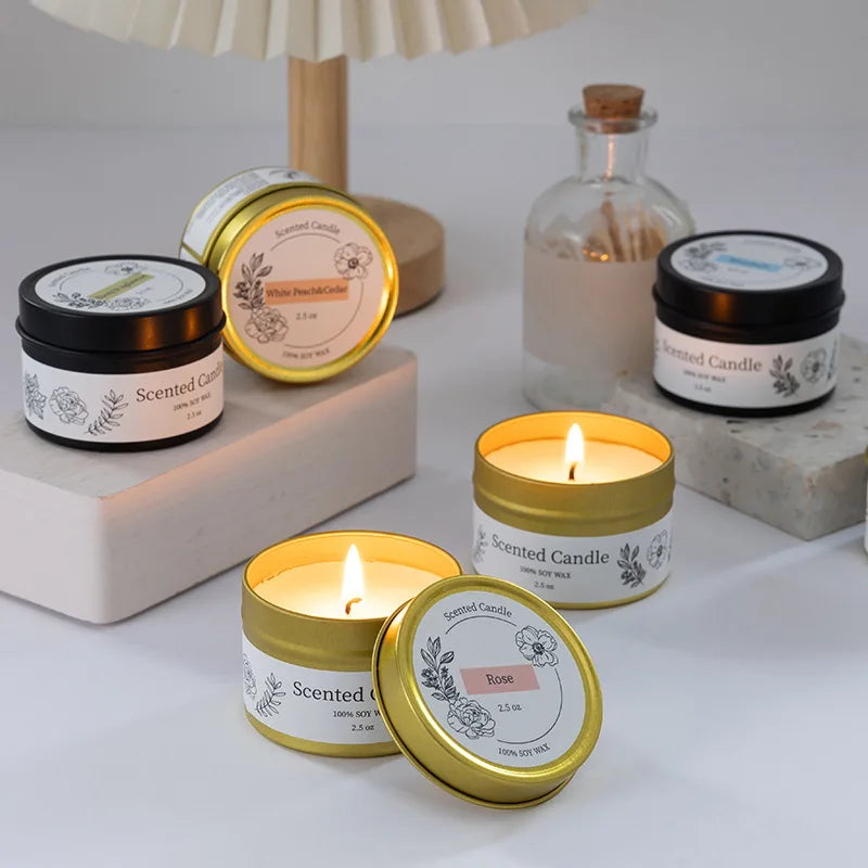 Aromatherapy Candle Jar Candle Smokeless Soy Wax High-end Souvenir Aromatherapy Candle Atmosphere Aromatherapy Ornaments